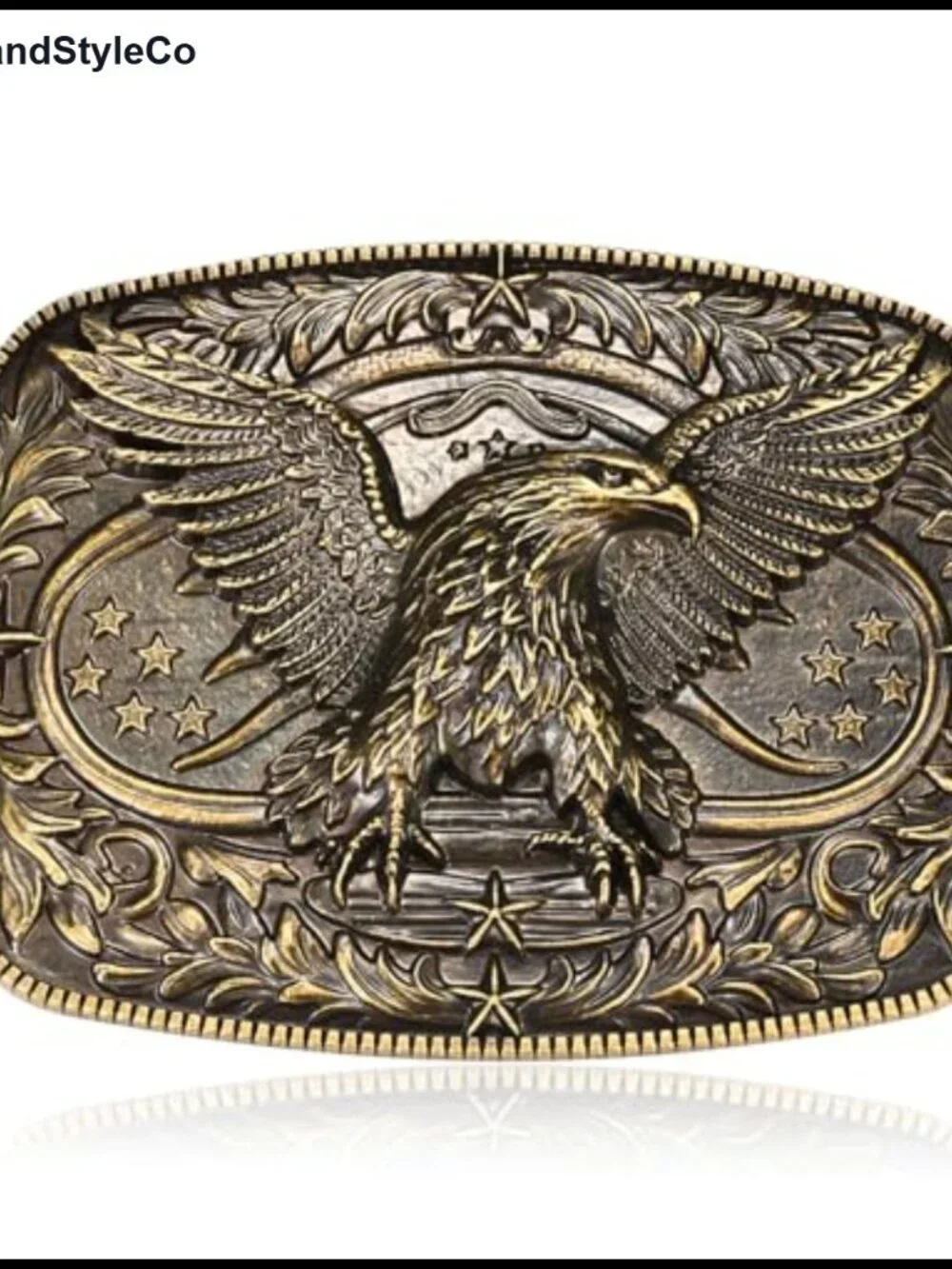 Western Flying Eagle Belt Buckle Vintage Rodeo Cowgirl Cowboy Gift
